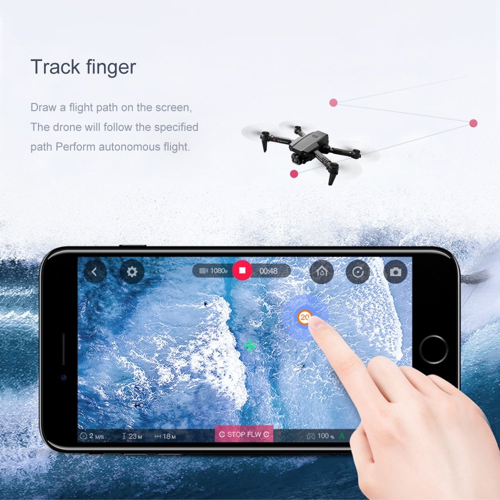 2022 New Mini Drone XT6 4K 1080P HD Camera WiFi Fpv Air Pressure Altitude Hold Foldable Quadcopter RC Drone Kid Toy GIft VS E520
