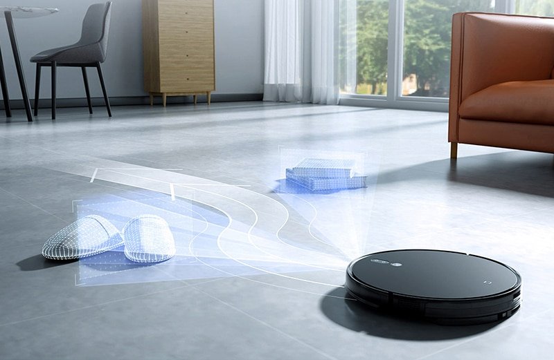 XIAOMI MIJIA Robot Vacuum Mop Ultra Slim For Home Cleaner   Sweeping Washing Mopping Cyclone Suction Dust APP Smart Planned Map