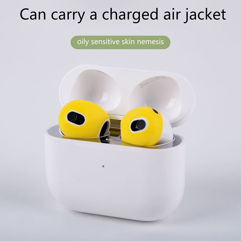 1pair Cover For AirPods 3 3rd Silicone Protective Case Skin Covers Earpads For AirPods 3 Generation Cover Tips Accessories