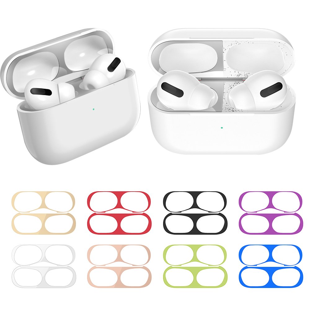 Metal Dust Guard Sticker for Airpods Pro 2 generation Cover for Airpods pro2 1 Air Pods 3rd Earphone Charging Box Case Cover