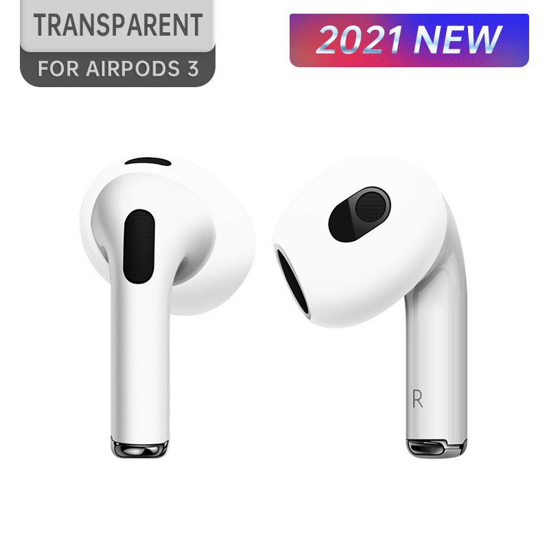 2021 New For AirPods 3rd Silicone Protective Case Skin Covers Earpads For Apple AirPod 3 Generation Ear Cover Tips Accessories