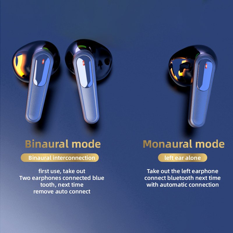 Original Pro 60 TWS Fone Bluetooth Headphones Touch Control Earbuds with Mic Wireless Bluetooth Headset Wireless Earphones