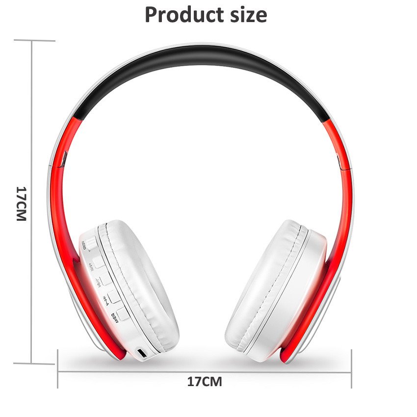Foldable Wireless Bluetooth Headset