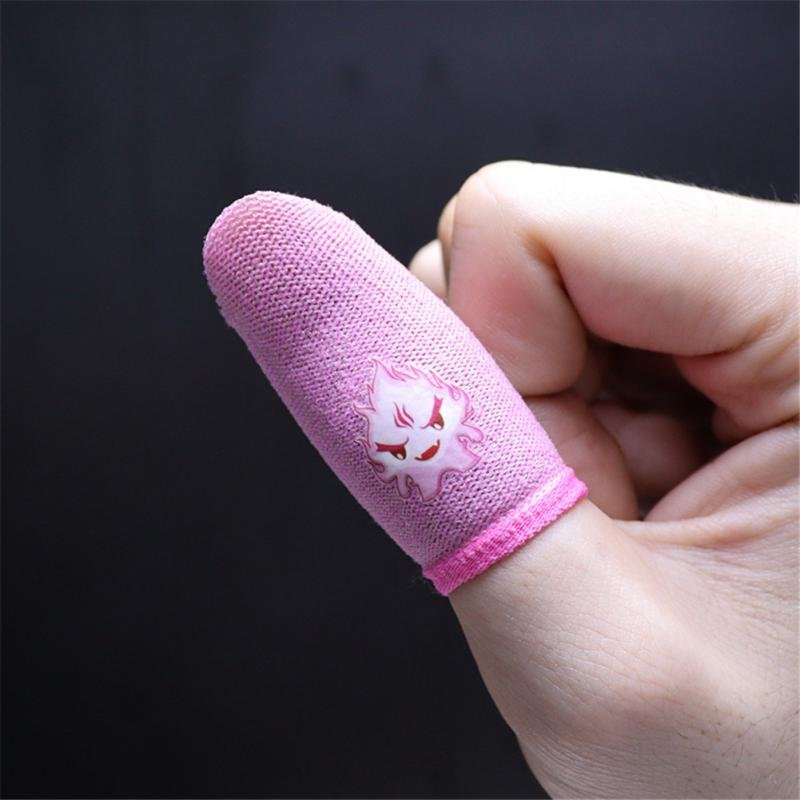 1pair Gaming Finger Sleeve Breathable Fingertips For PUBG Mobile Games Touch Screen Finger Cots Cover Sensitive Mobile Touch