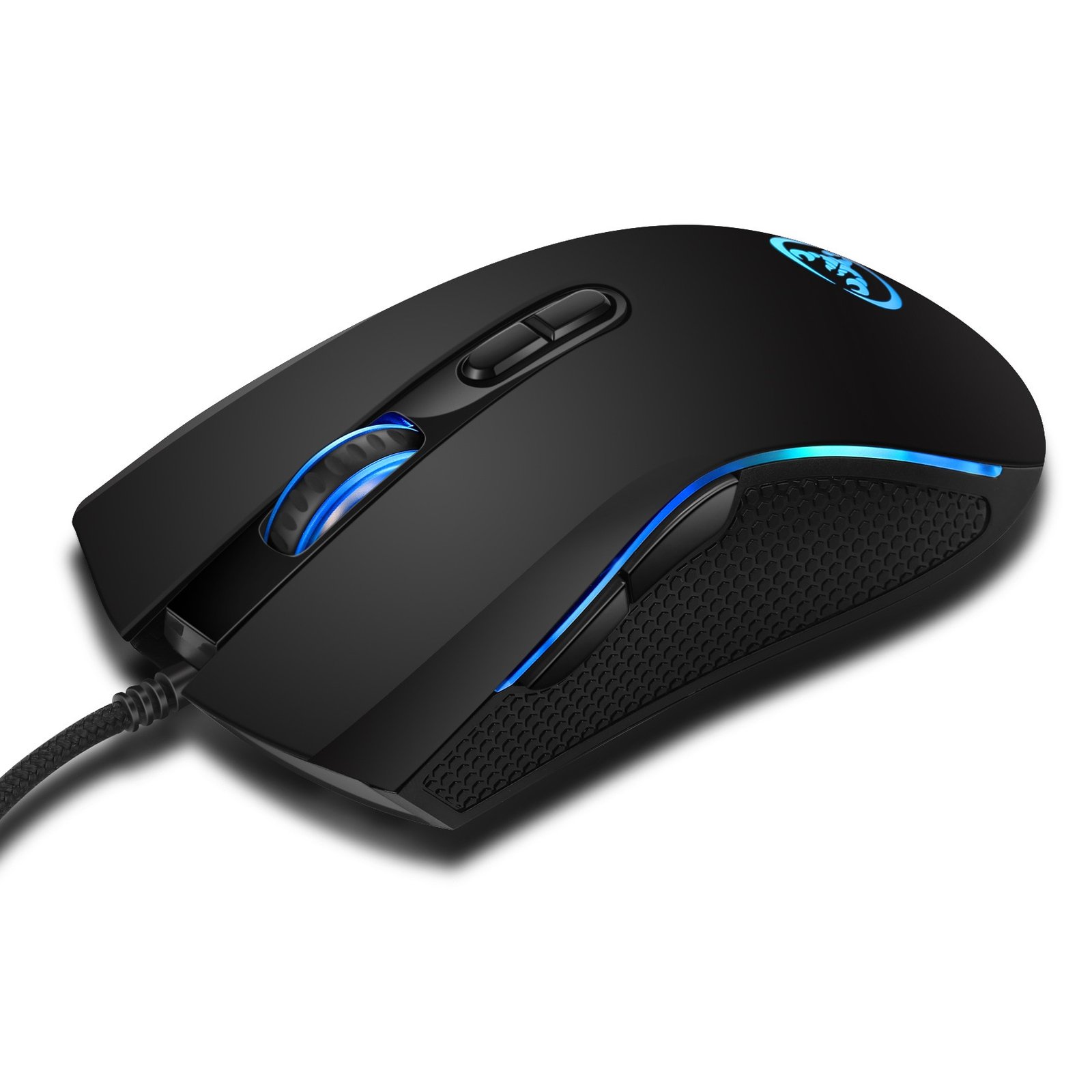 Hongsund  High-end optical professional gaming mouse with 7 bright colors LED backlit and ergonomics design For LOL CS