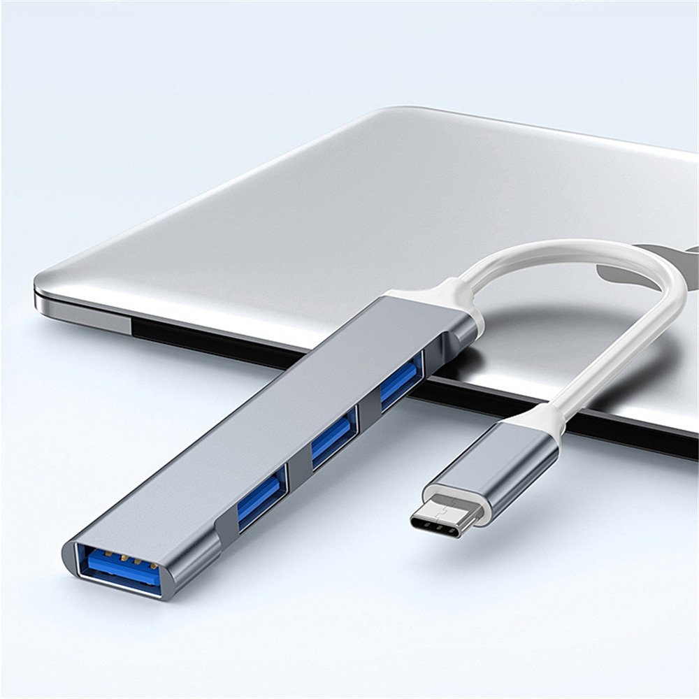 USB C HUB 3.0 Type C 4 Port Multi USB Splitter Adapter OTG For HUAWEI Xiaomi Macbook Pro 13 15 Air Pro PC Computer Accessories