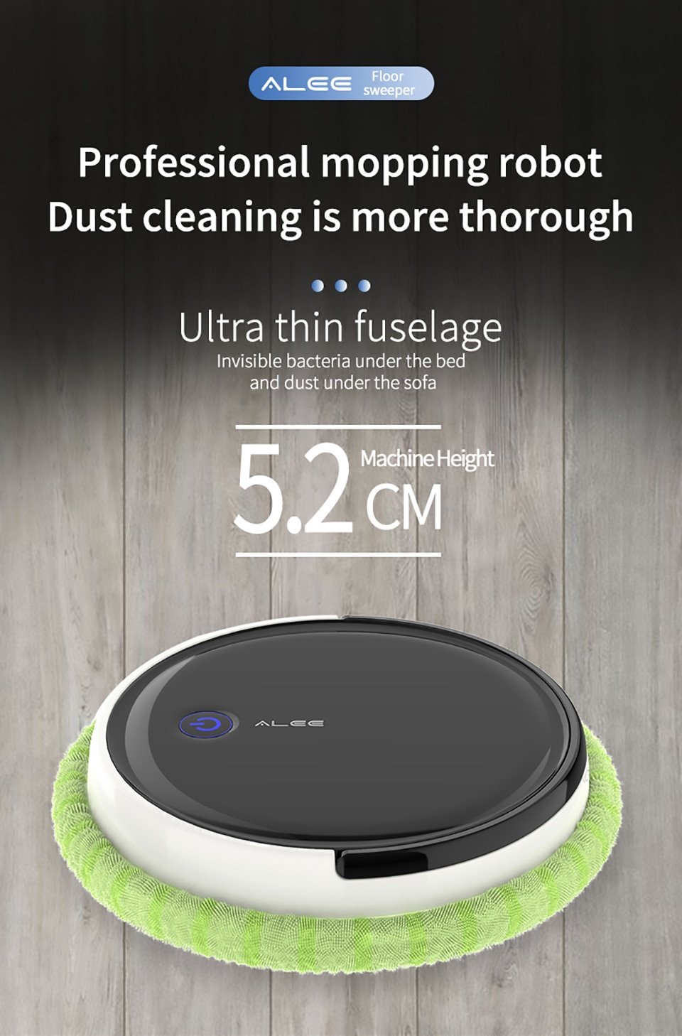 Mopping Robot Sweeping Cleaner Electric Water Tank 4000mAh Without Washing Cloth For Floor No Vacuum Machine Floorcloth Cleaning