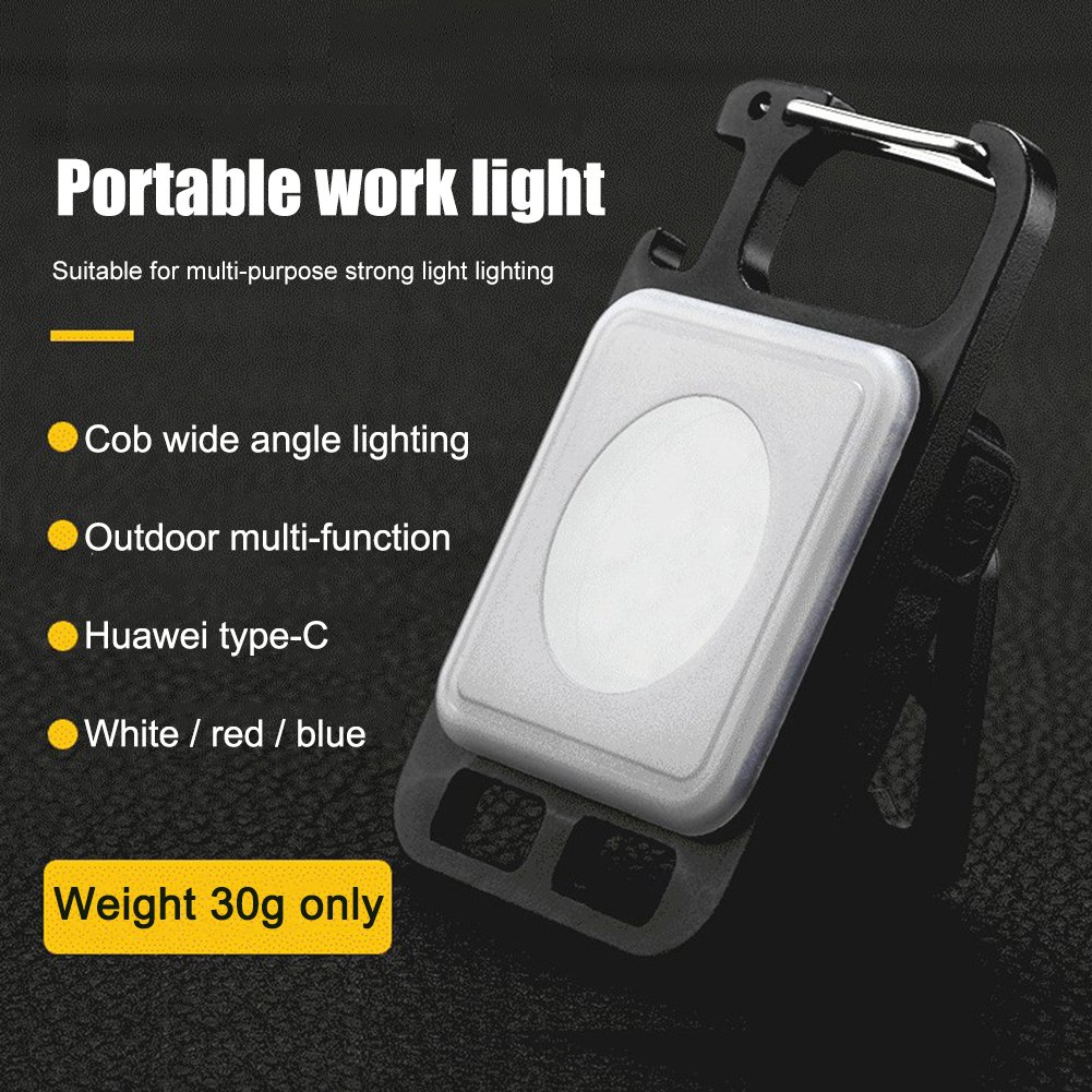Mini Flash LED light COB keychain