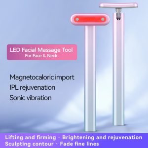 4 in 1 LED Red Light Therapy Facial Massage Tool