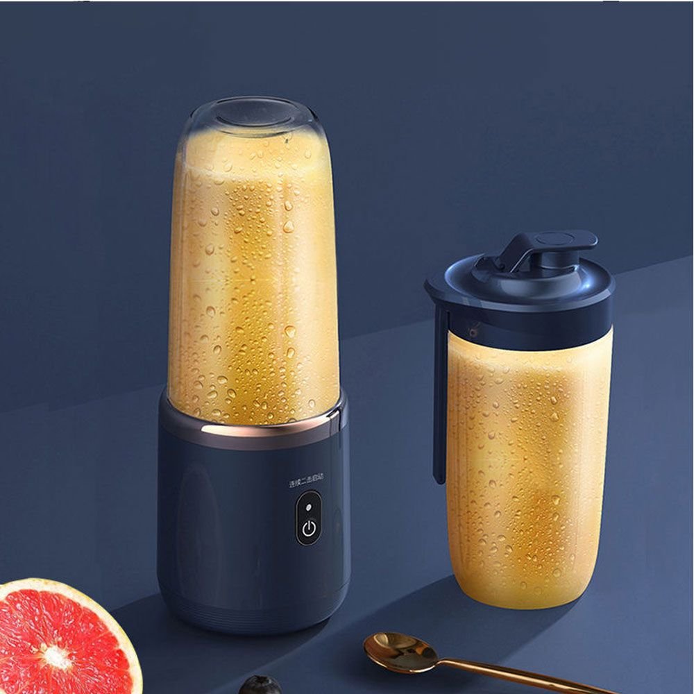 Portable Electric Juicer 400ml Lemon Orange Fruit Squeezer Multifunction Mixer Fruit Smoothie Blender Household Appliances