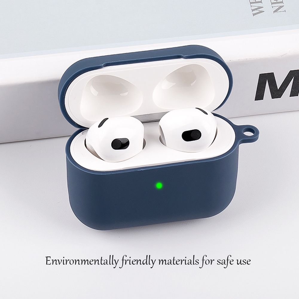 For Apple AirPods 3 Case 3rd Gen Generation Multicolor Silicone Shockproof Protective Cover Bluetooth Earphone Case With Buckle
