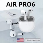 Air Pro 6 TWS Wireless Bluetooth Earphones