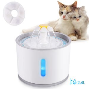 Automatic USB Water Fountain LED 5 Filters 2.4L