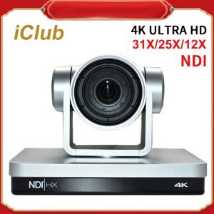 4K 60FPS NDI PTZ Video Conference Camera