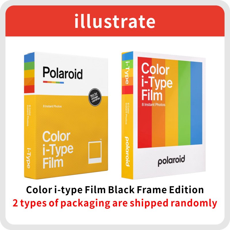 New Genuine Polaroid Originals Instant I-type Film for Poloroid Camera Onestep2VF/ Onestep Plus /Now / Now Plus