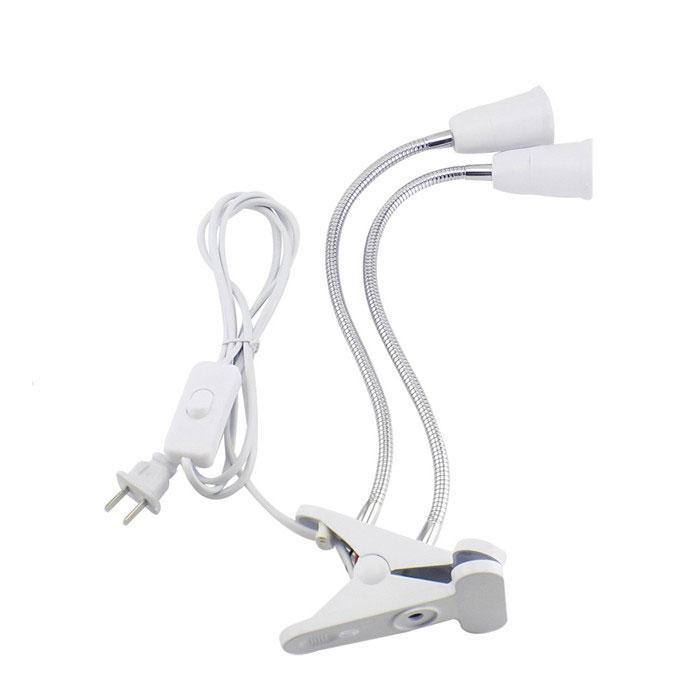 EU US Plug 360 Degrees Flexible Desk Lamp Holder E27 Base Light Socket Gooseneck Clip-On Cable With On Off Switch for Home Plant EU US Plug 360 Degrees Flexible Desk Lamp Holder E27 Base Light Socket Gooseneck Clip-On Cable With On Off Switch for Home Plant