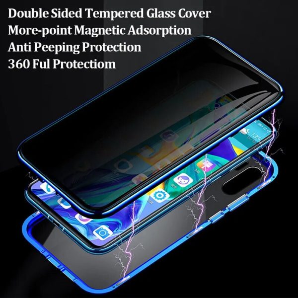 Anti-Peeping Privacy Protection Magnetic Case For iPhone - Image 2