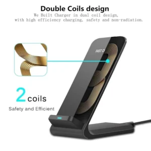 Wireless Charger Stand For iPhone and Samsung Fast Charging