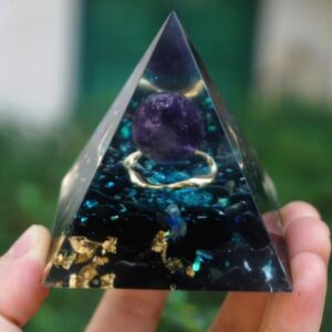 Crystal Pyramid Decoration