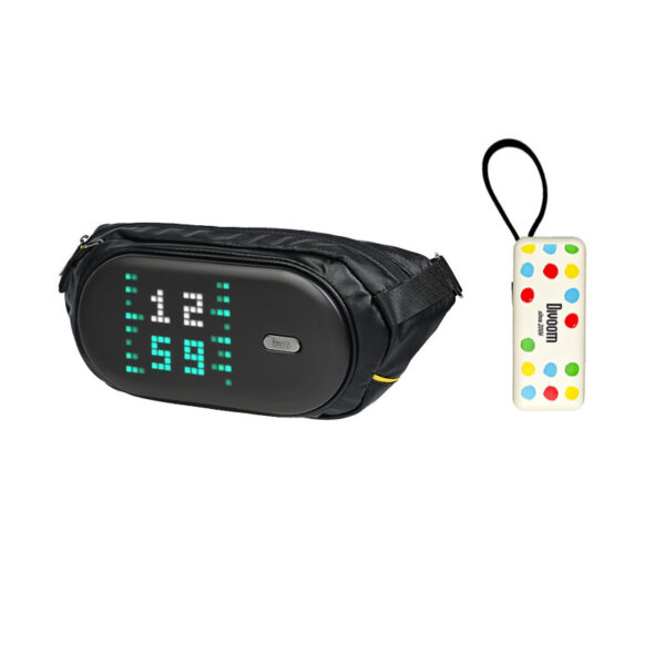 Men's LED Cycling Single Shoulder Crossbody Pixel Bag - Image 5