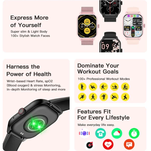 LEMFO LT10 Smart Watch 2025 - Image 4