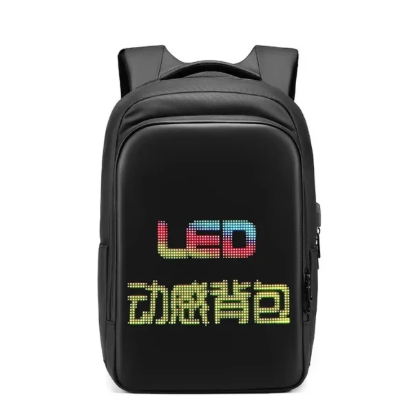 LED Display backpack Business travel 15.6 Inch Laptop Backpack Men DIY Smart backpack