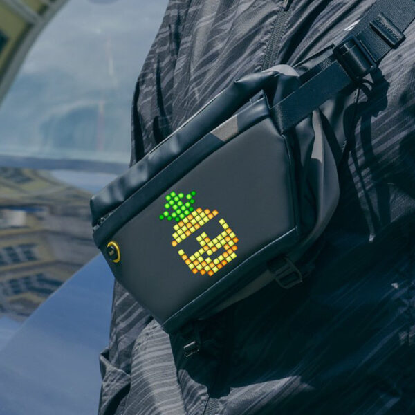 Men's LED Screen Pixel Crossbody Shoulder Bag - Image 5