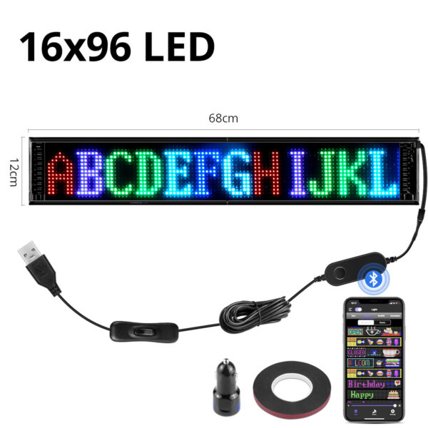 USB Programmable LED Pixel Matrix Soft Screen - Image 9
