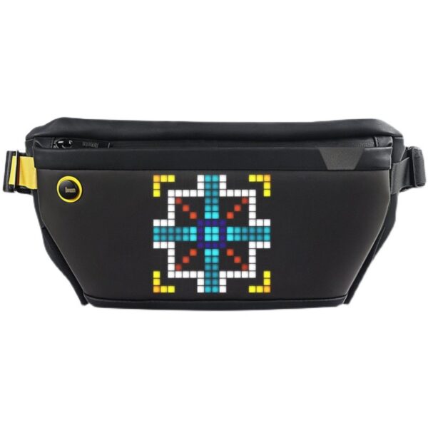Men's LED Screen Pixel Crossbody Shoulder Bag - Image 2