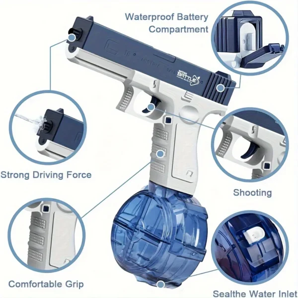 Electric toy water gun, water toy electric water gun - Image 3