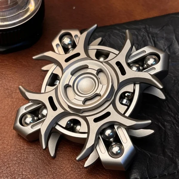 Oracle Tuning Fork EDC Fidget Spinner Crisp Sound Double-Sided Linkage Stress Relief - Image 2