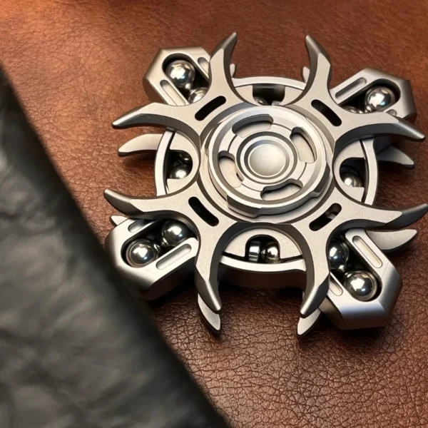 Oracle Tuning Fork EDC Fidget Spinner Crisp Sound Double-Sided Linkage Stress Relief - Image 5