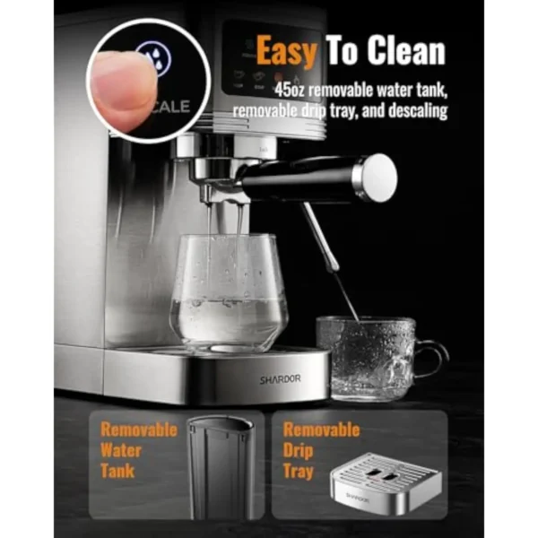 Espresso Machine 20 Bar, Professional espresso machine - Image 6