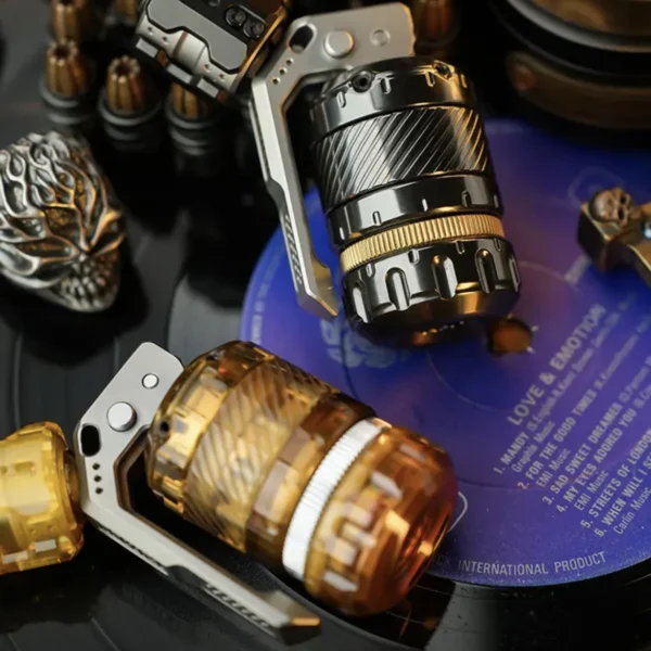 Fidget Toys EDC Toys Spinner Tactical Grenads Zirconium Alloy PEI Stainless Steel ADHD Anti Stress - Image 2