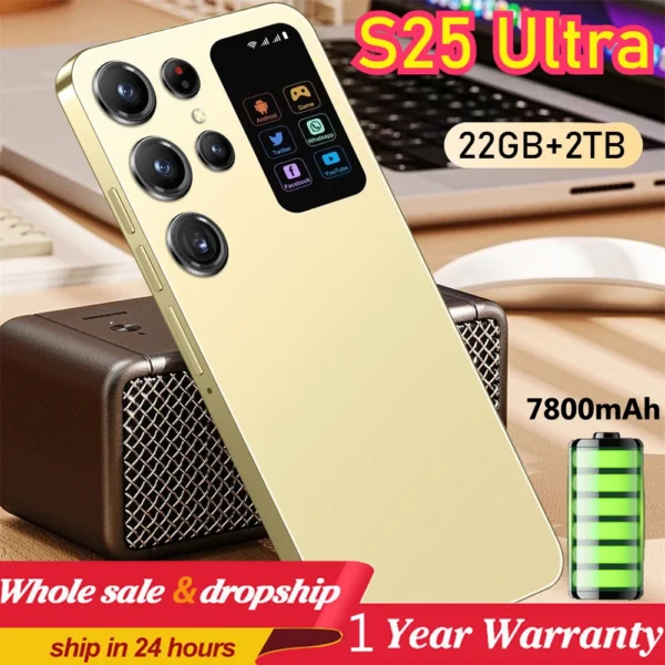 2025 Cellphones S25 Ultra Original 5G Smartphone 7.3HD Dual SIM Card